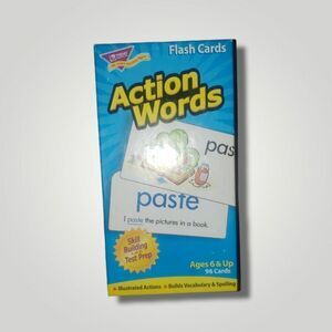 Action Words Skill Drill Flash Cards 